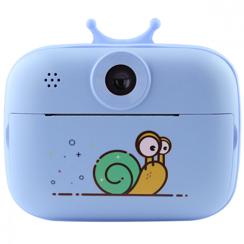 Дитяча фотокамера моментального друку SnailSnap blue