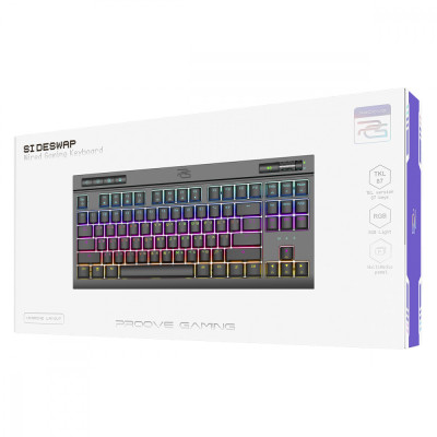 Ігрова механічна клавіатура Proove Gaming Sideswap (Ukraine Layout) black