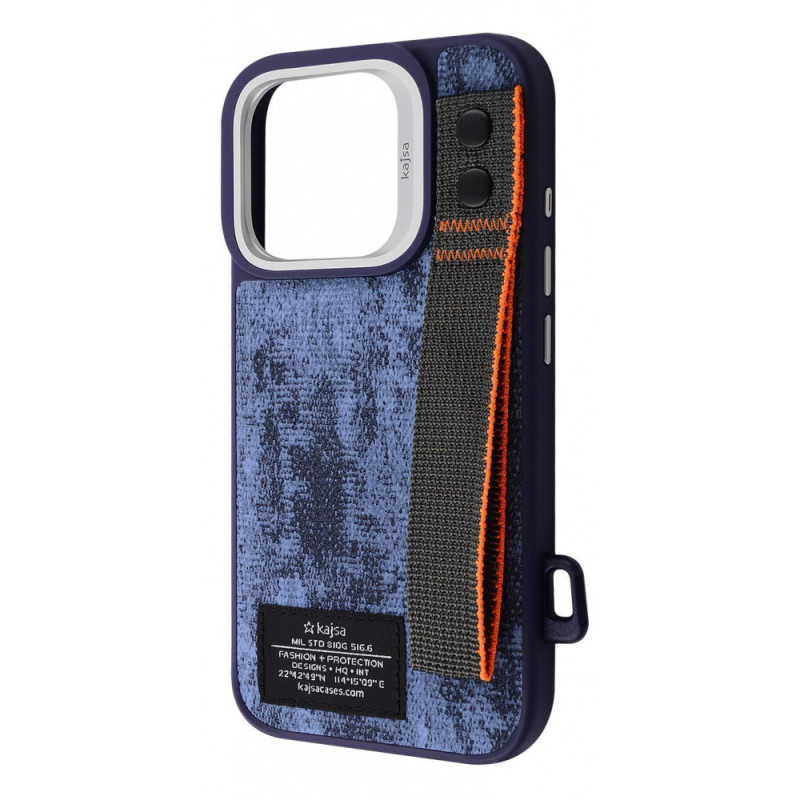 Чохол Kajsa Outdoor Collection Tie Dye with Magnetic Ring iPhone 16 Pro Max blue