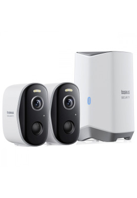 Набір камер Baseus Security 2K N1 Plus Outdoor (2pcs) white