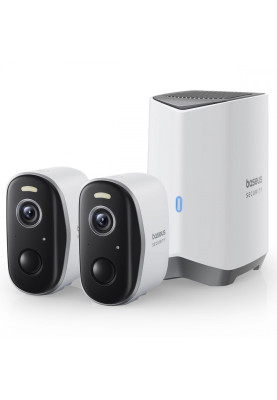 Набір камер Baseus Security 2K N1 Plus Outdoor (2pcs) white