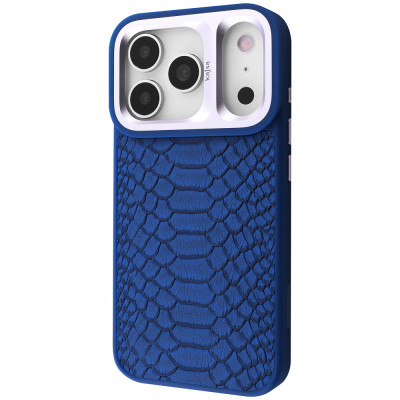 Чохол Kajsa Snake Pattern with Magnetic Ring iPhone 17 Pro orange