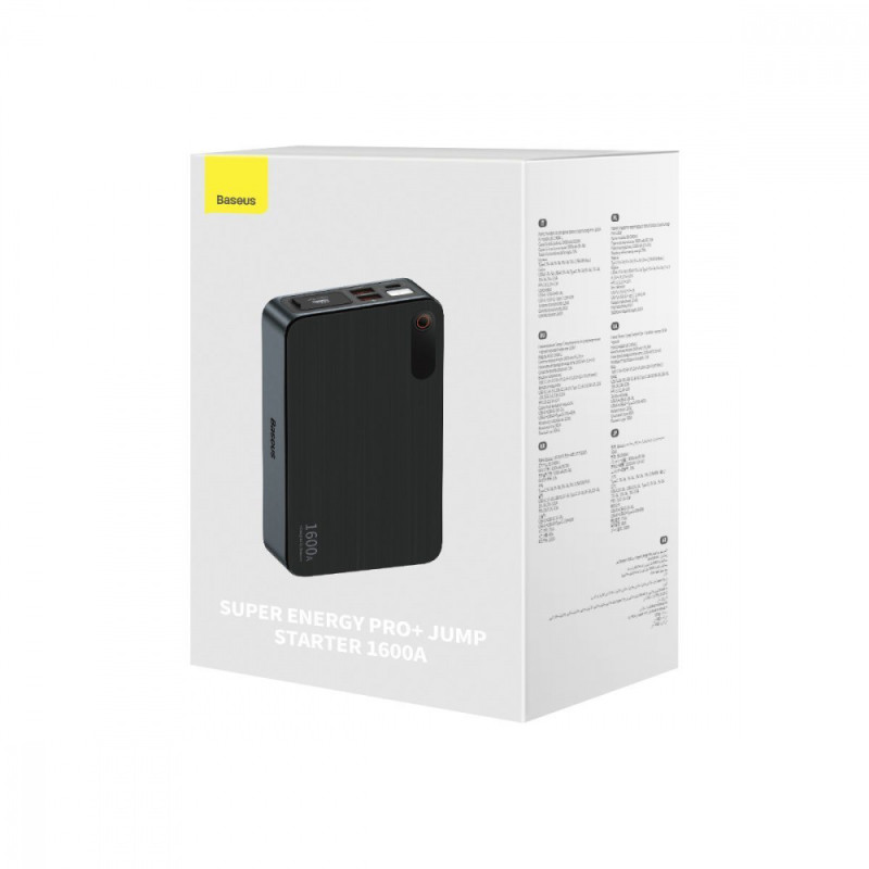 Пусковий Пристрій Baseus Super Energy Pro Car Jump Starter 1600A black