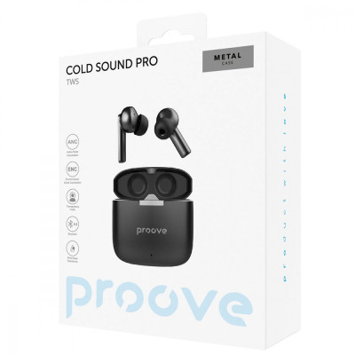 Бездротові навушники Proove Cold Sound Pro with ANC black