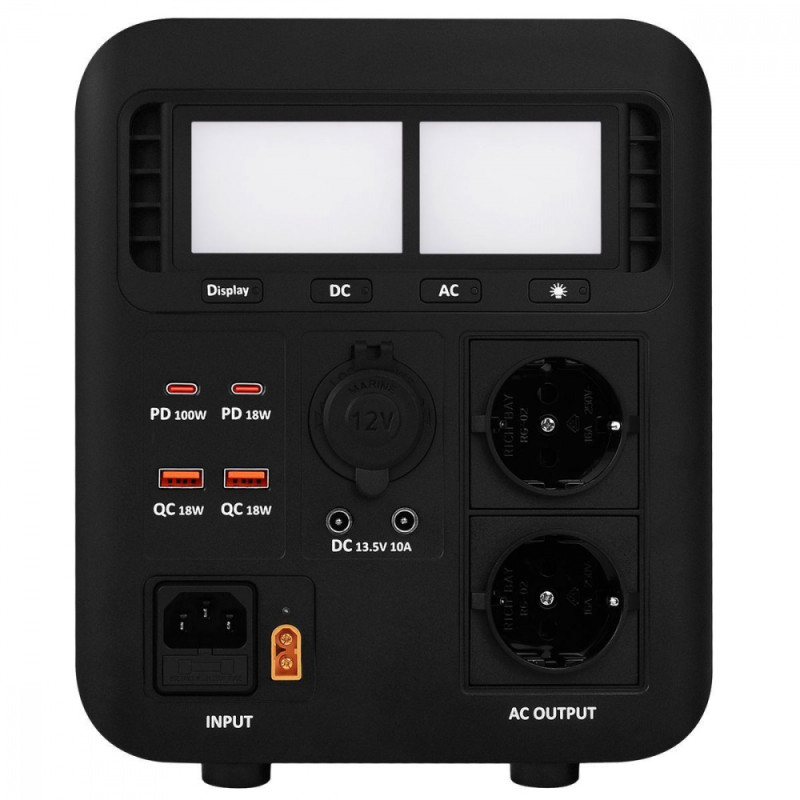 Портативна зарядна станція Proove PowerHome K1200 black