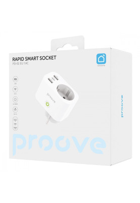 Розумна розетка Proove Rapid Smart Socket PD-02 EU 1AC white