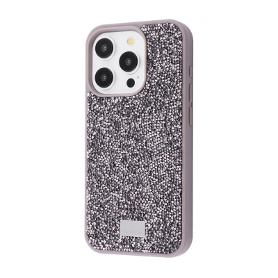 Чохол Bling World Rock Diamond (TPU) iPhone 15 Pro black titanium