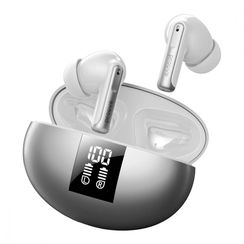 Бездротові навушники Proove Thunder Buds SE TWS with ANC (APP) white