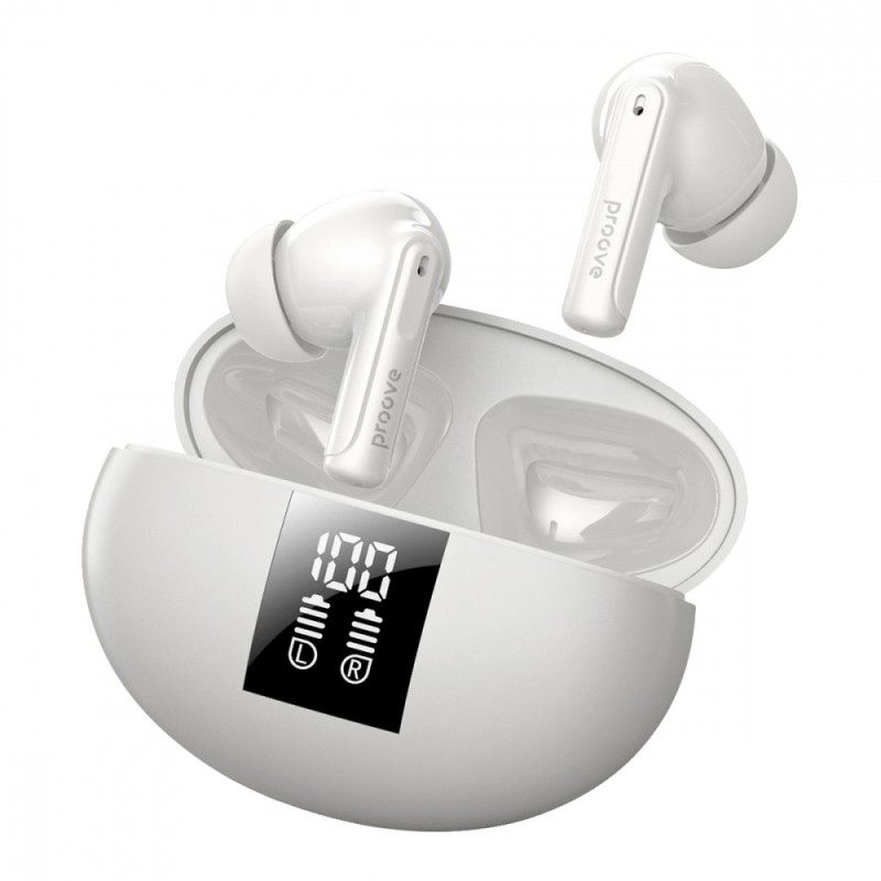 Бездротові навушники Proove Thunder Buds SE TWS with ANC (APP) white