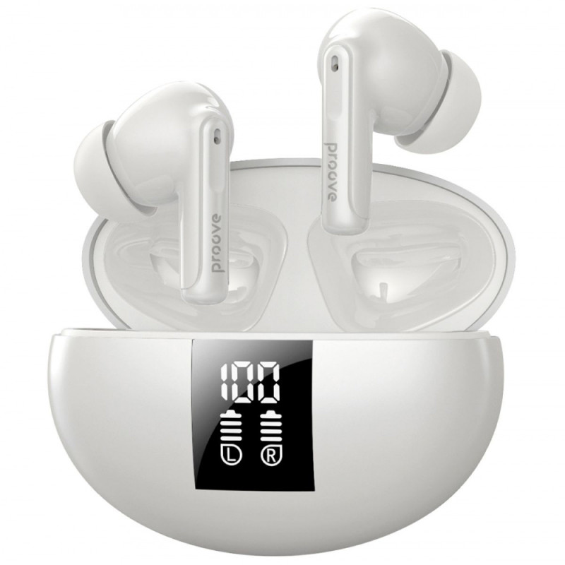 Бездротові навушники Proove Thunder Buds SE TWS with ANC (APP) white