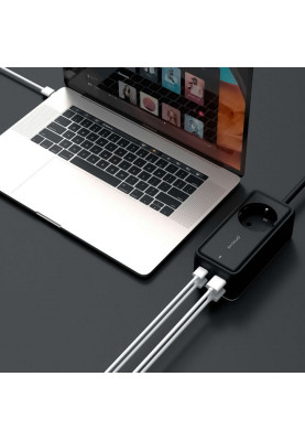 Мережевий фільтр Proove Power Strip Homester PD-03 1AC 65W (2 Type-C + 2USB) black