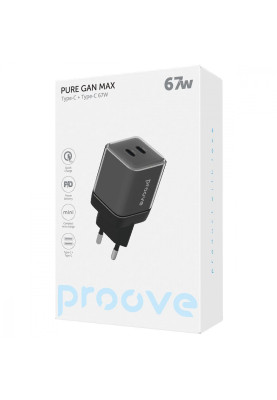 МЗП Proove Pure GaN Max 67W (Type-C + Type-C) white