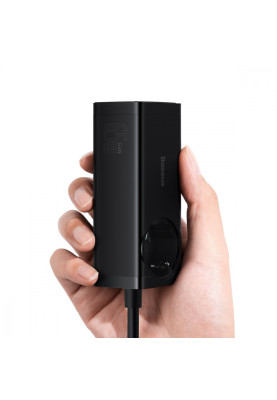 Мережевий фільтр Baseus GaN3 Pro Desktop Powerstrip 65W (2xType-C + 2xUSB + AC(EU)) black