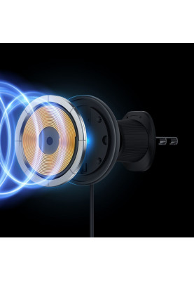Автомобільний тримач з Бездротовим ЗП Baseus CW01 Magnetic 15W black