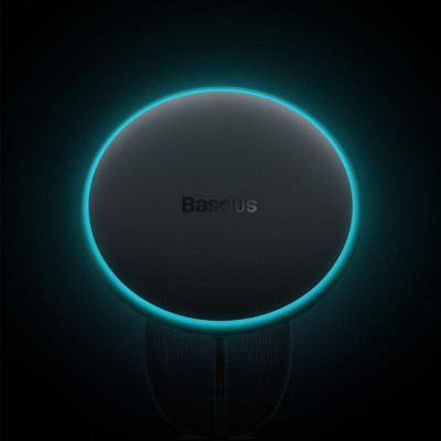 Автомобільний тримач з Бездротовим ЗП Baseus CW01 Magnetic 15W black