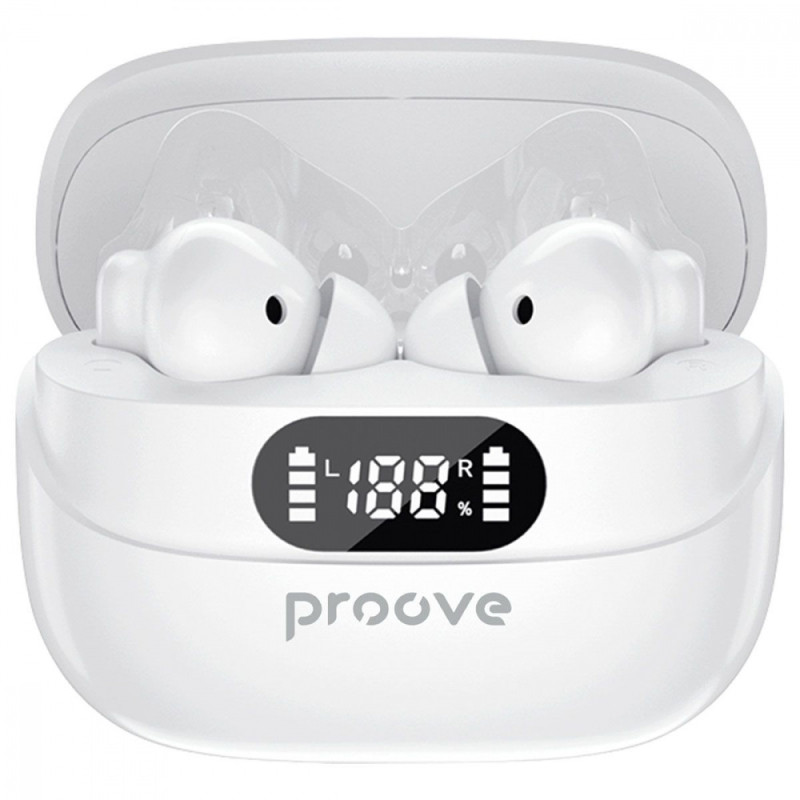 Бездротові навушники Proove Digital Pro TWS with ANC (APP) white