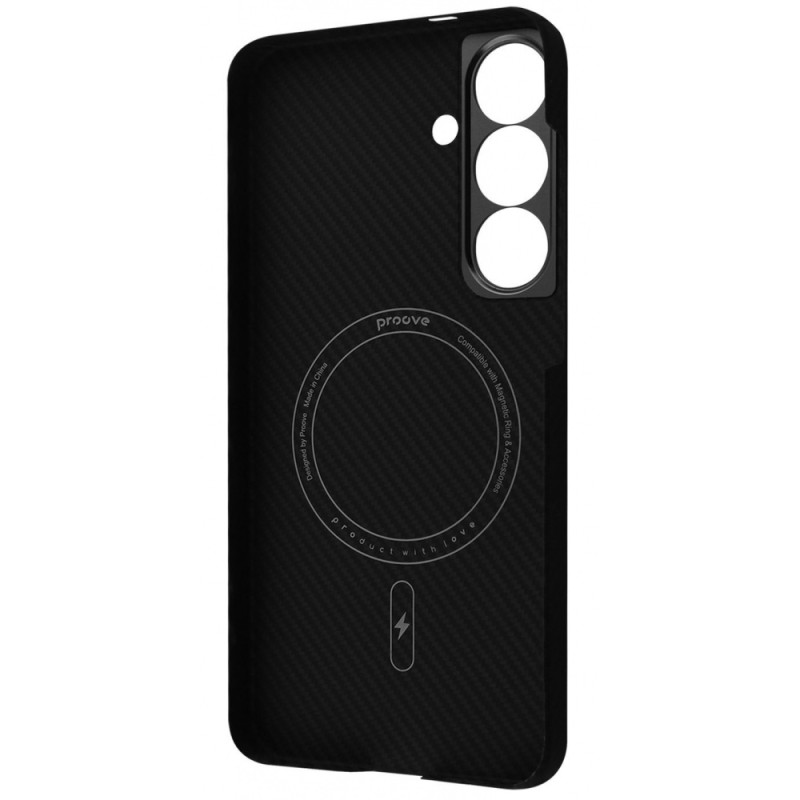 Чохол Proove Carbon Slim with Magnetic Ring Samsung Galaxy S25 Plus black