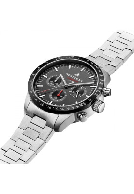 Механічний Годинник NORTH EDGE Longwings black