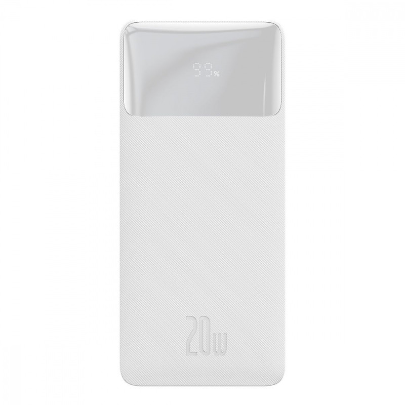 Портативна Батарея Baseus Bipow Overseas 20W 30000mAh white