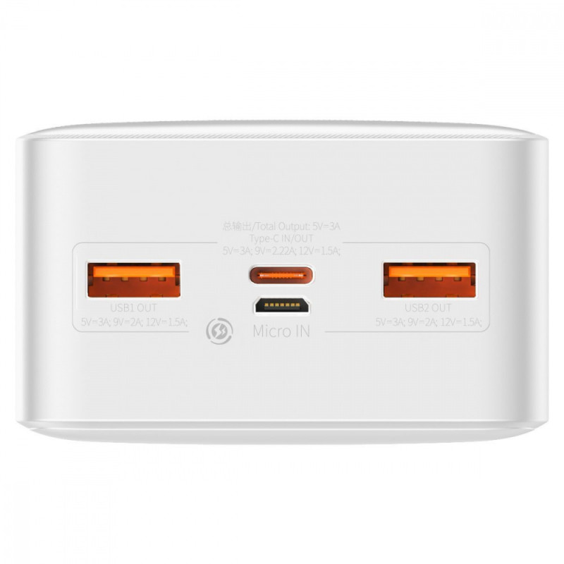 Портативна Батарея Baseus Bipow Overseas 20W 30000mAh black