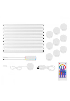 RGB Набір настінних світильників LED Smart Wall Lamp 9pcs (TuYa WIFI) white
