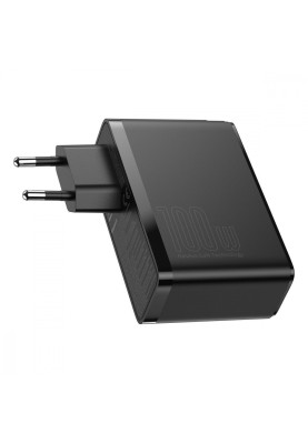 МЗП Baseus GaN2 Pro Quick Charger 100W (2Type-C + 2USB) black