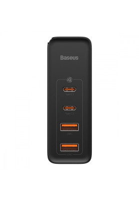 МЗП Baseus GaN2 Pro Quick Charger 100W (2Type-C + 2USB) black