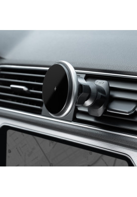 Автомобільний тримач з Бездротовим ЗП Proove Magic Circle 15W silver
