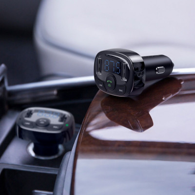 АЗП Baseus FM Launcher S-09A 10W 2USB black