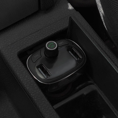 АЗП Baseus FM Launcher S-09A 10W 2USB black