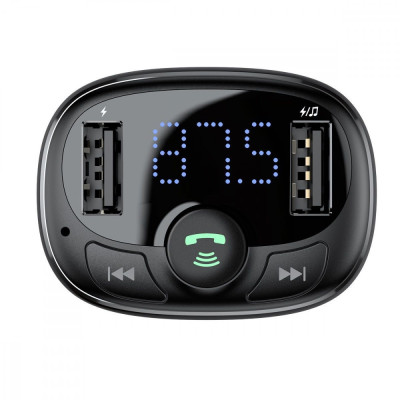 АЗП Baseus FM Launcher S-09A 10W 2USB black