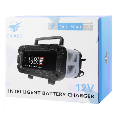 Зарядний пристрій E-Fast TK400 12V/6A CS gray/black