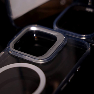 Чохол Kajsa Aluminium Shield with Magnetic Ring iPhone 16 silver Чохол Kajsa Aluminium Shield with Magnetic Ring iPhone 16 silver