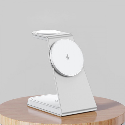 Бездротовий ЗП Proove Omni Power 3 in 1 gray
