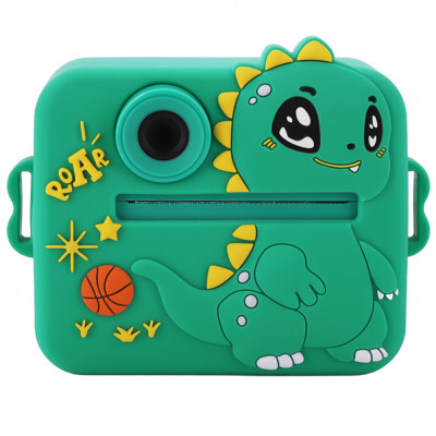 Дитяча фотокамера моментального друку DinoSnap green
