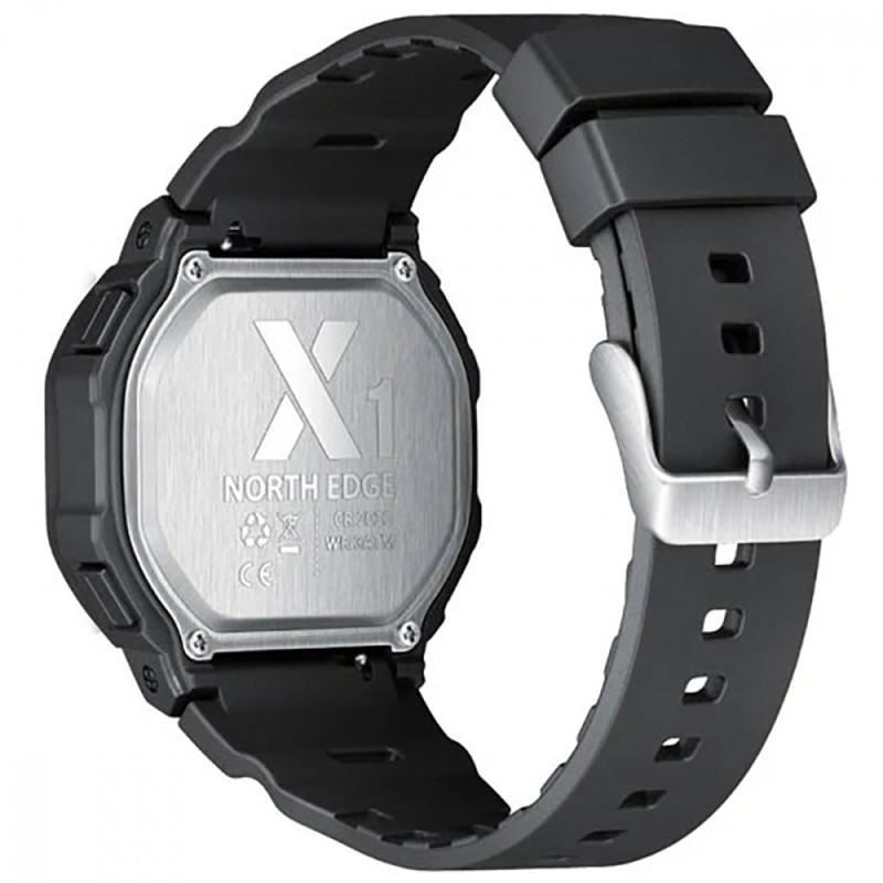 Цифровий Годинник NORTH EDGE X1 black/white