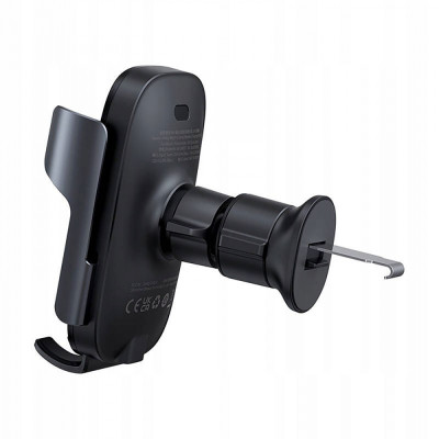 Автомобільний тримач з Бездротовим ЗП Baseus Milky Way Pro 15W black