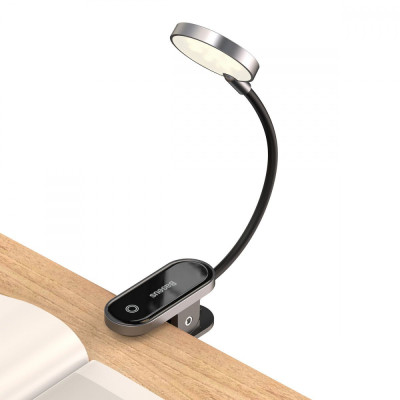 LED Лампа Для Будинку Baseus Comfort Reading Mini Clip dark gray