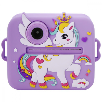 Дитяча фотокамера моментального друку Rainbow purple
