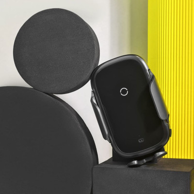 Автомобільний тримач с Бездротовою Зарядкою Baseus Light Electric 15W black