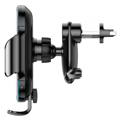 Автомобільний тримач с Бездротовою Зарядкою Baseus Light Electric 15W black