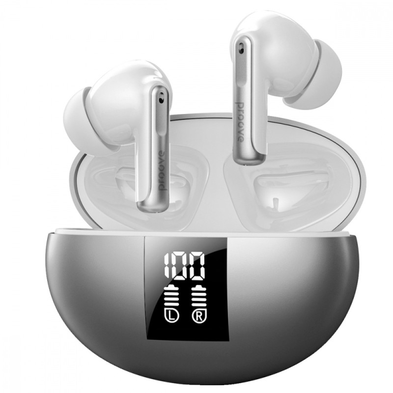 Бездротові навушники Proove Thunder Buds SE TWS with ANC silver
