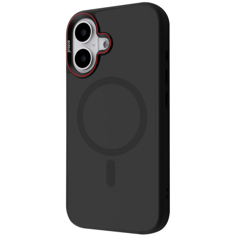 Чохол Proove Sapphire Case with Magnetic Ring iPhone 16 black titanium