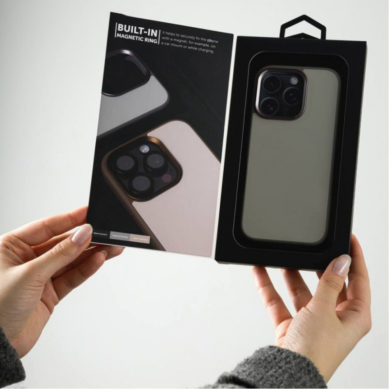 Чохол Proove Sapphire Case with Magnetic Ring iPhone 16 Pro Max natural titanium