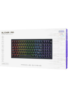 Бездротова клавіатура Proove Gaming Slicker Pro (Ukraine Layout) black