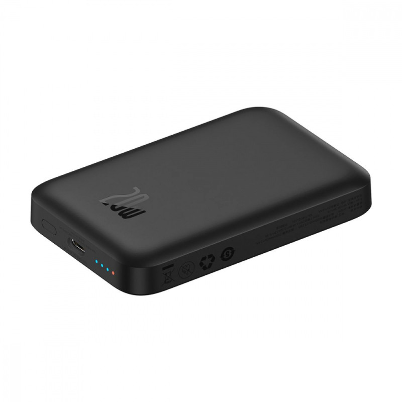 Портативна Батарея Baseus Magnetic Mini 20W 6000mAh white