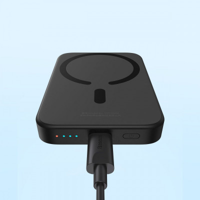 Портативна Батарея Baseus Magnetic Mini 20W 6000mAh black