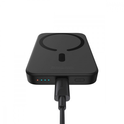 Портативна Батарея Baseus Magnetic Mini 20W 6000mAh black
