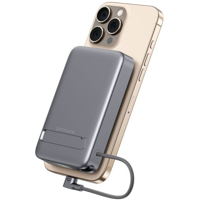 Портативна Батарея Proove OverPower 35W 10000mAh Qi2 gray