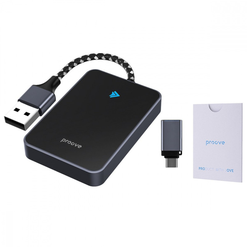 Бездротовий адаптер Android Auto Proove AA-01 Wireless Car Adapter black